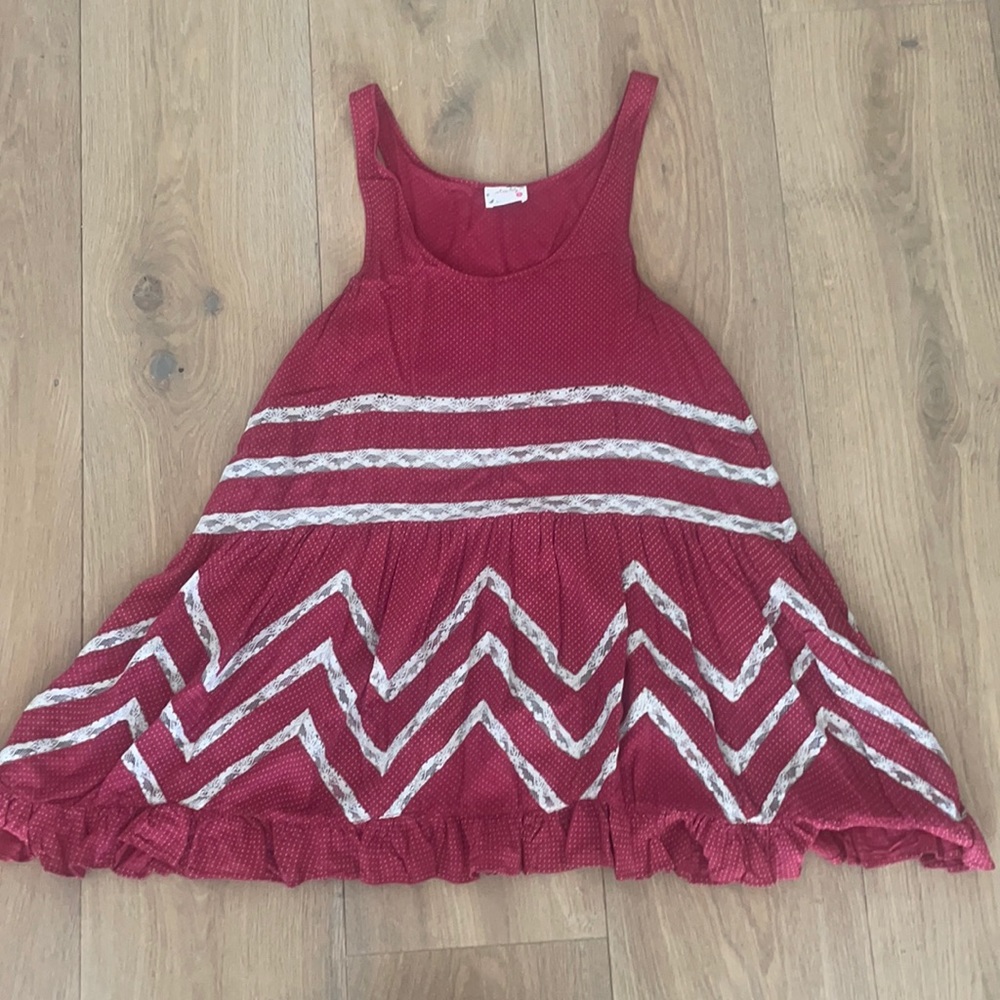 Free People Voile & Lace Trapeze Slip Dress